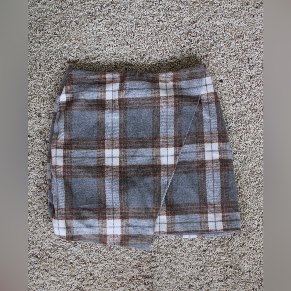 Plaid Pencil Skirt